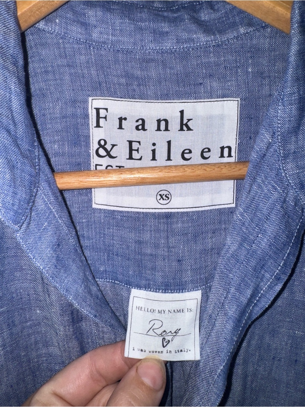Frank & Eileen Rory Maxi Button down Linen Dress - Picture 8 of 15